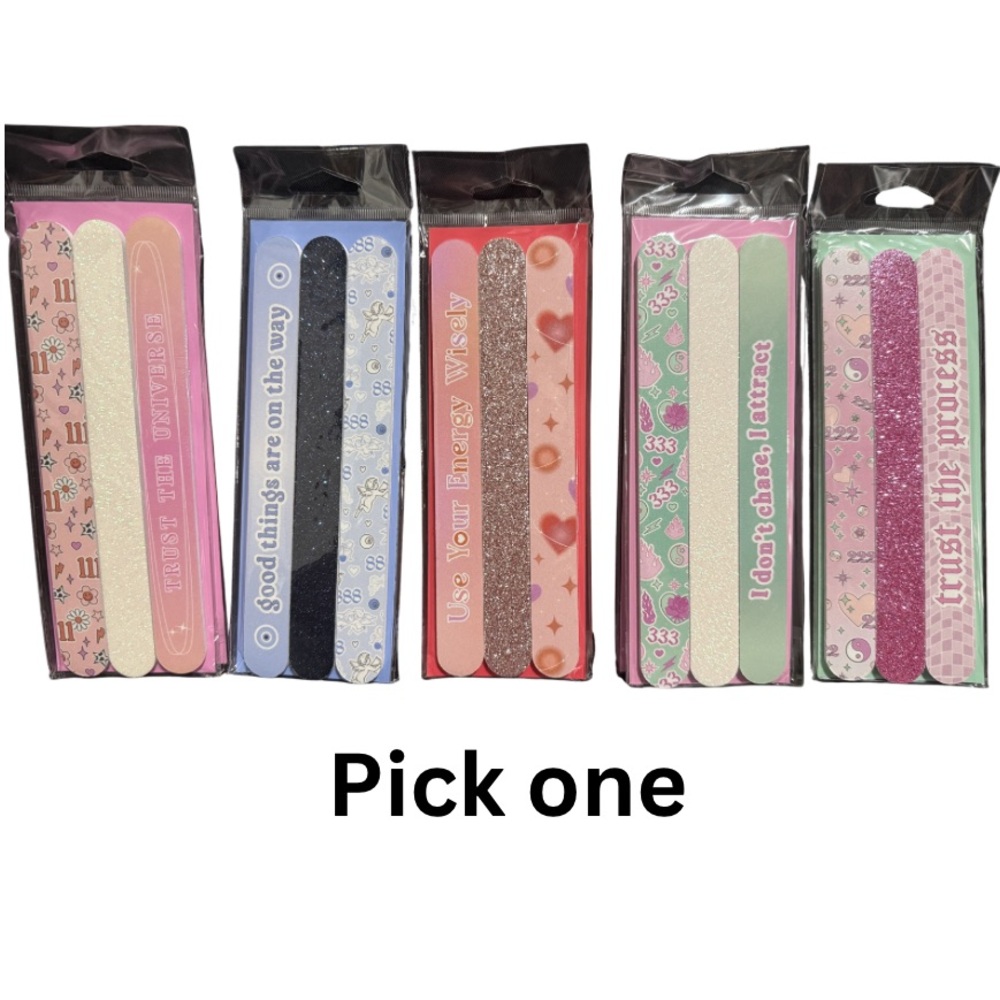 Nail Files 3pk. Pick one